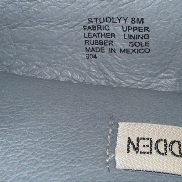 Steve Madden Studlyy Silver Studded Sparkle Spikes Glitter Flats Size 8 - Picture 6 of 6